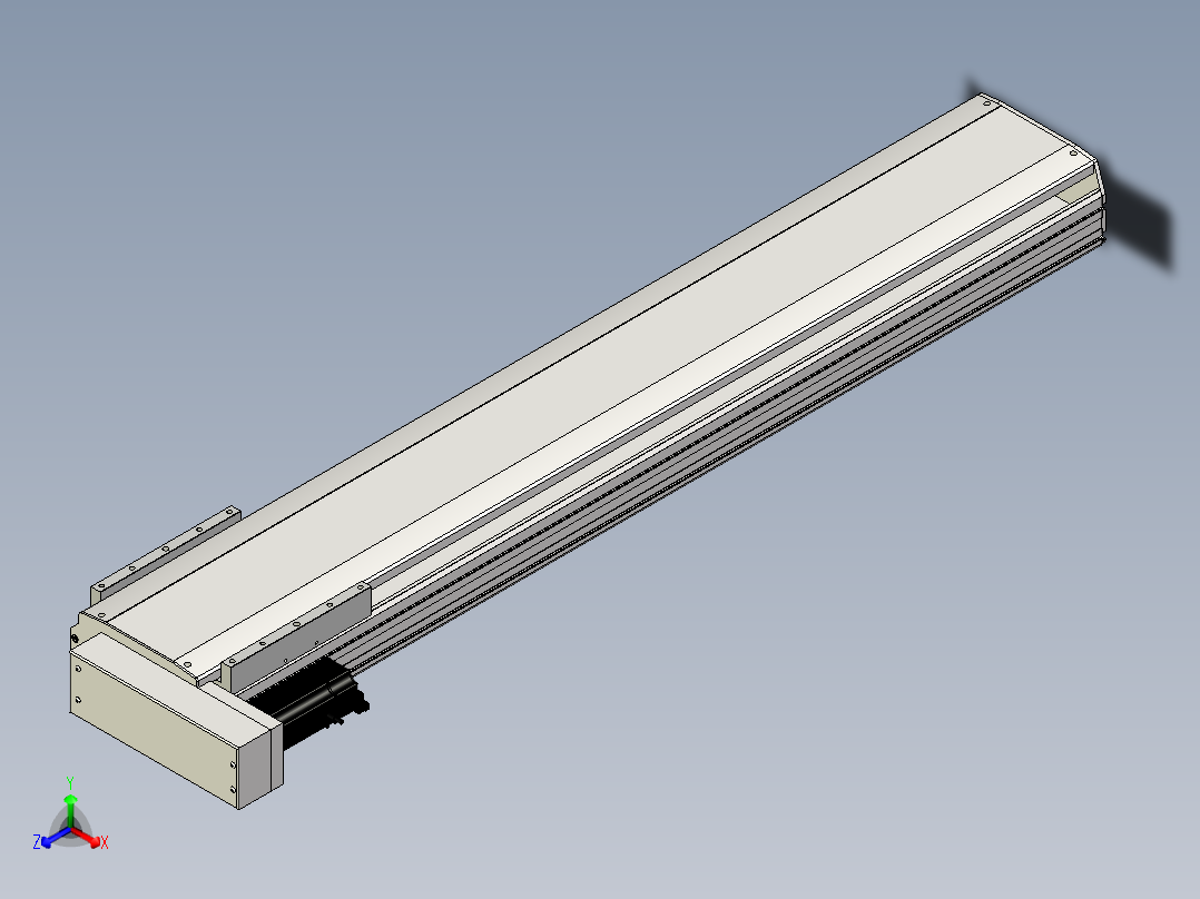 Toyo东佑达直线模组-ETH22-1150-BL-400W+煞車正等轴测图