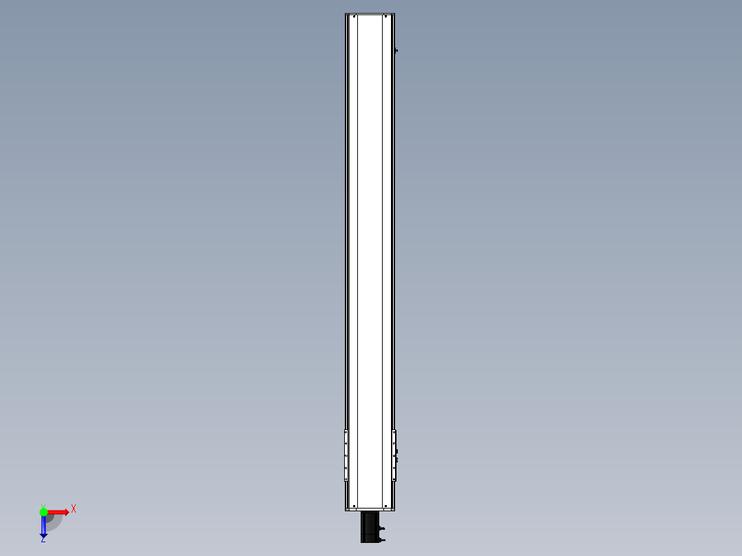 Toyo东佑达直线模组-ETH22-1800-BC-750W俯视图