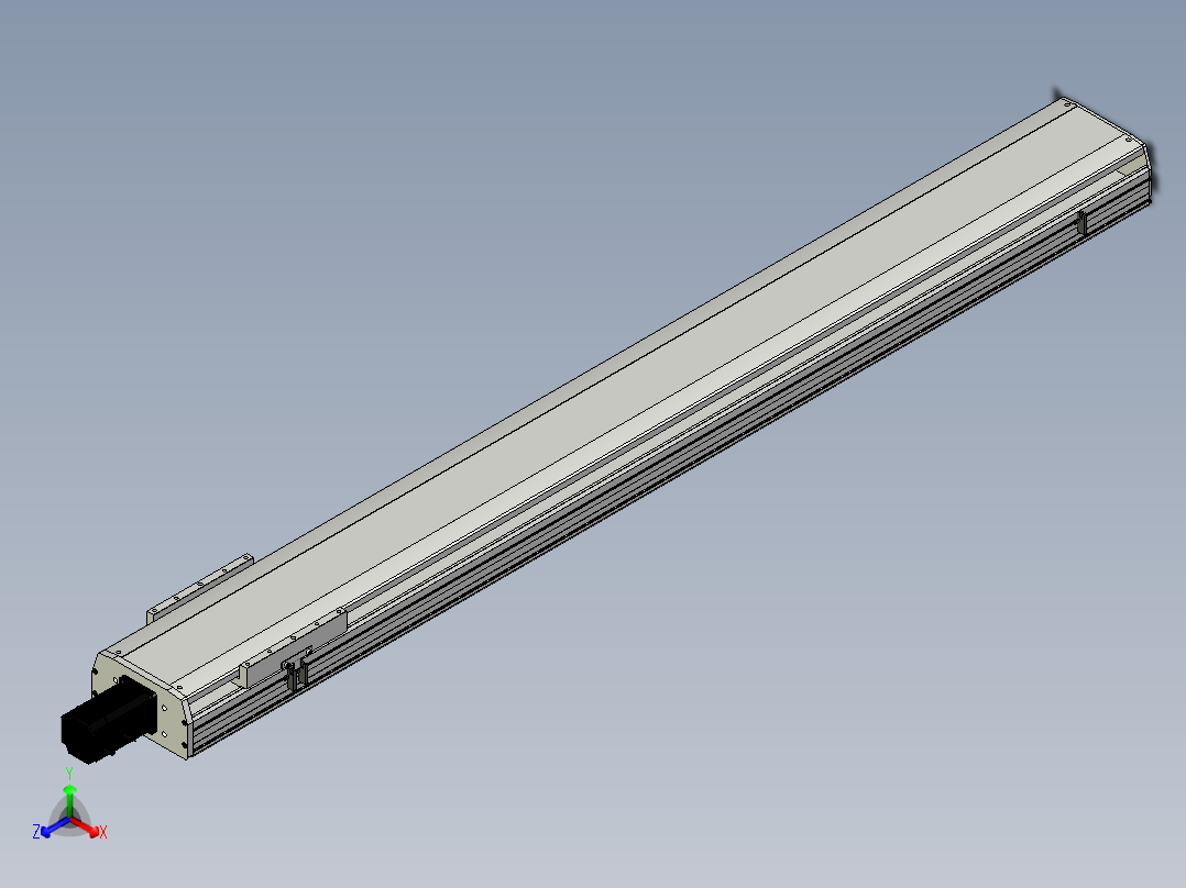 Toyo东佑达直线模组-ETH22-1800-BC-750W正等轴测图