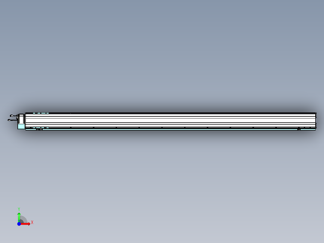 威洛博VBF同步带传动一般环境VBF14-L45-S2250-BLU-ZP40-C3前视图