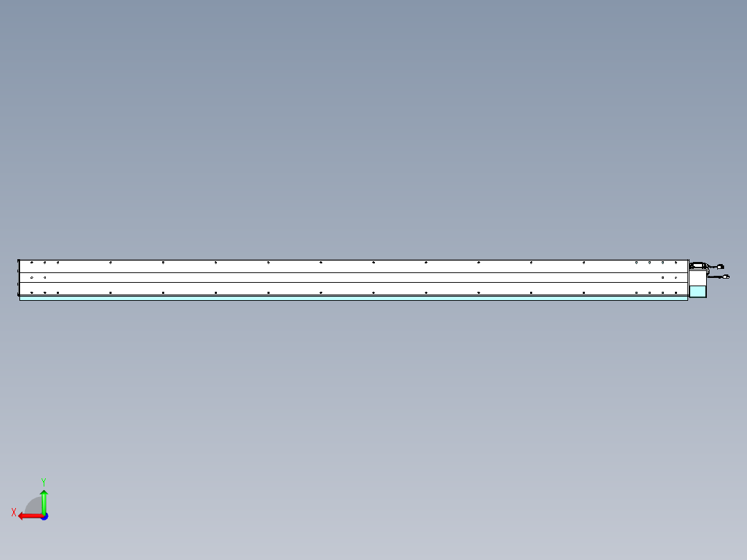 威洛博VBF同步带传动一般环境VBF14-L45-S2250-BLU-ZP40-C3后视图