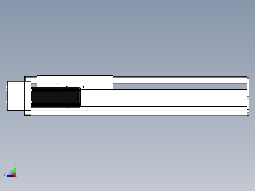 Toyo东佑达直线模组-ETH22-350-BL-400W+煞車右视图