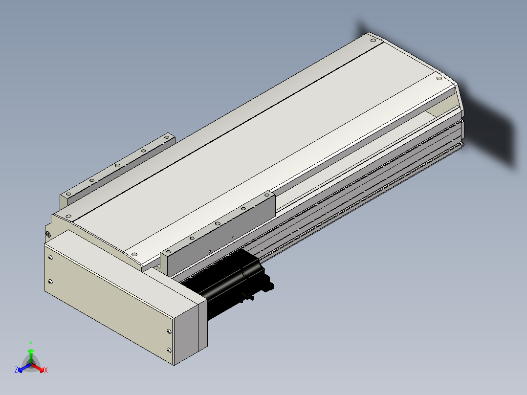 Toyo东佑达直线模组-ETH22-350-BL-400W+煞車正等轴测图