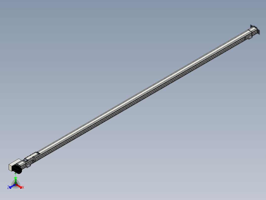 Toyo东佑达直线模组-M65-S-3300-L-M20-C4主视图