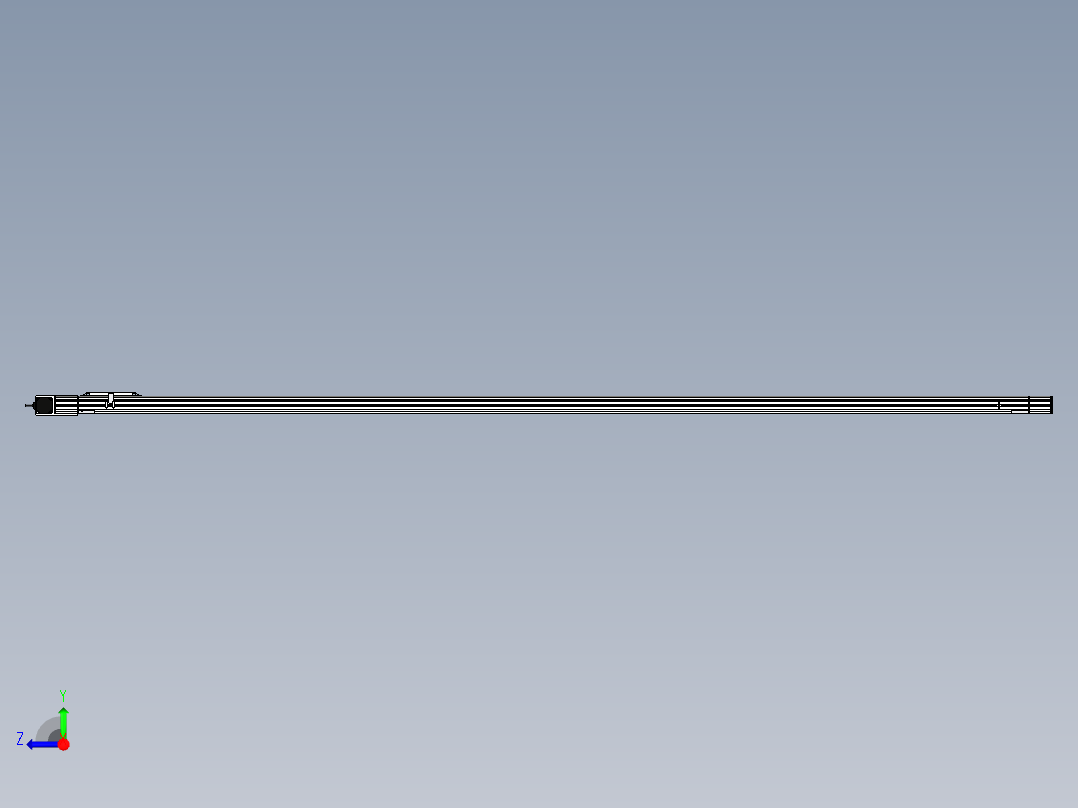 Toyo东佑达直线模组-M65-S-3300-L-M20-C4右视图