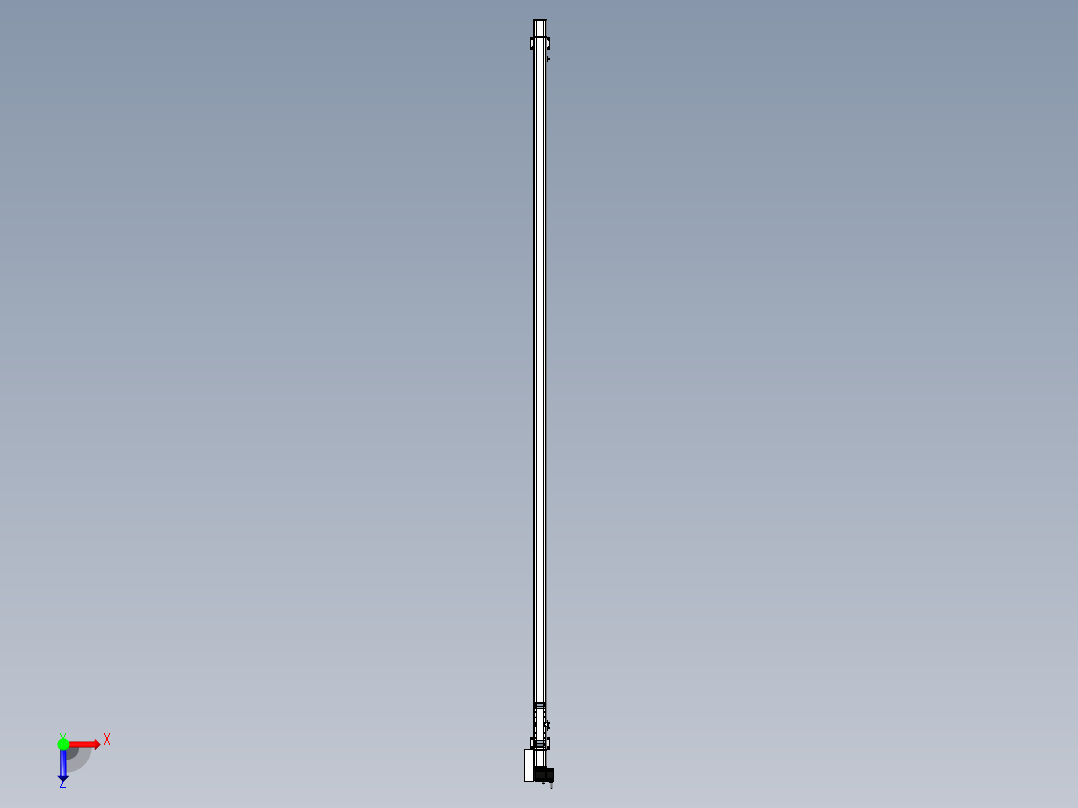 Toyo东佑达直线模组-M65-S-3300-L-M20-C4俯视图