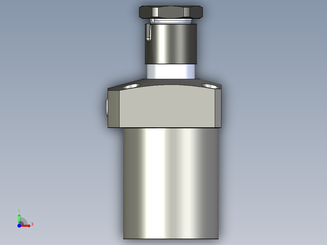 KOSMEKLHS0900-GR-Y30多系列多零件图纸模型前视图