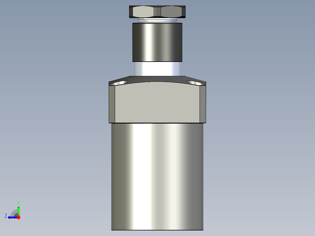 KOSMEKLHS0900-GR-Y30多系列多零件图纸模型右视图