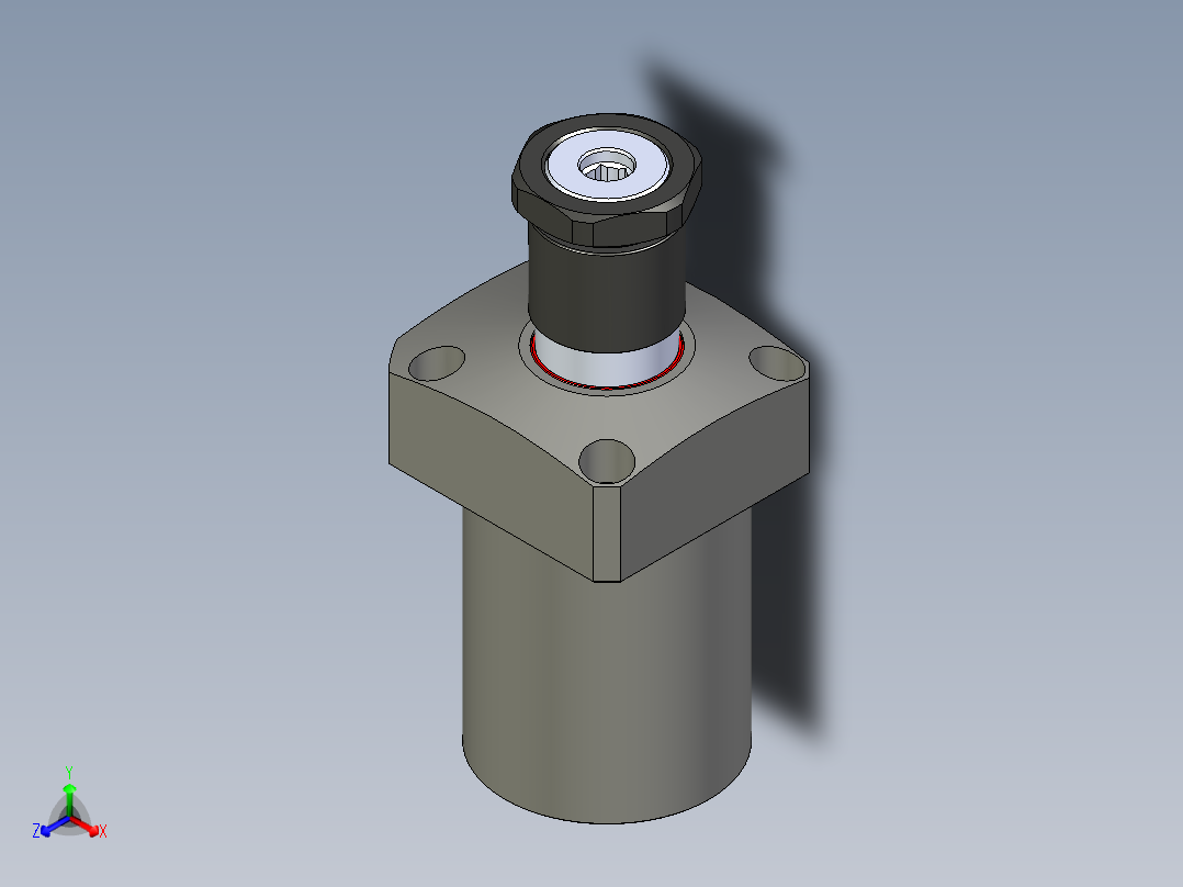 KOSMEKLHS0900-GR-Y30多系列多零件图纸模型正等轴测图