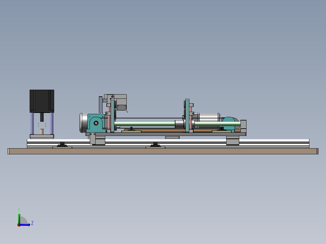 0.442米输送机构左视图