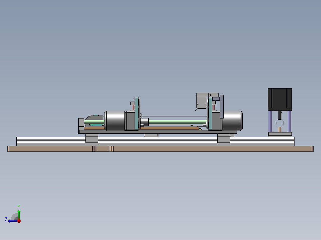 0.442米输送机构右视图