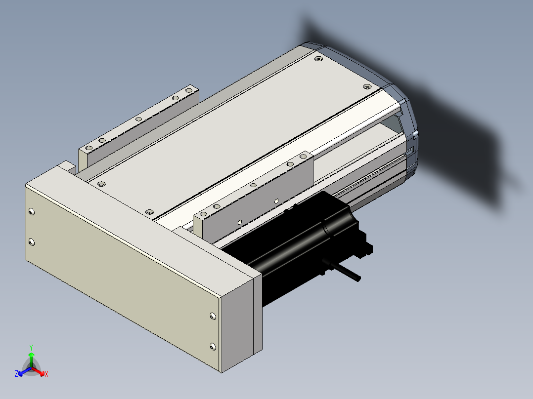 Toyo东佑达直线模组-ETH17-100-BL-M40B主视图
