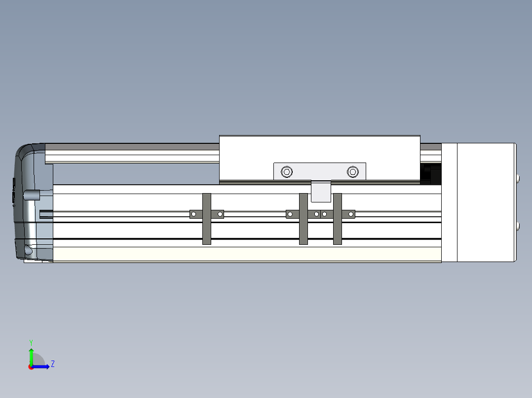 Toyo东佑达直线模组-ETH17-100-BL-M40B左视图