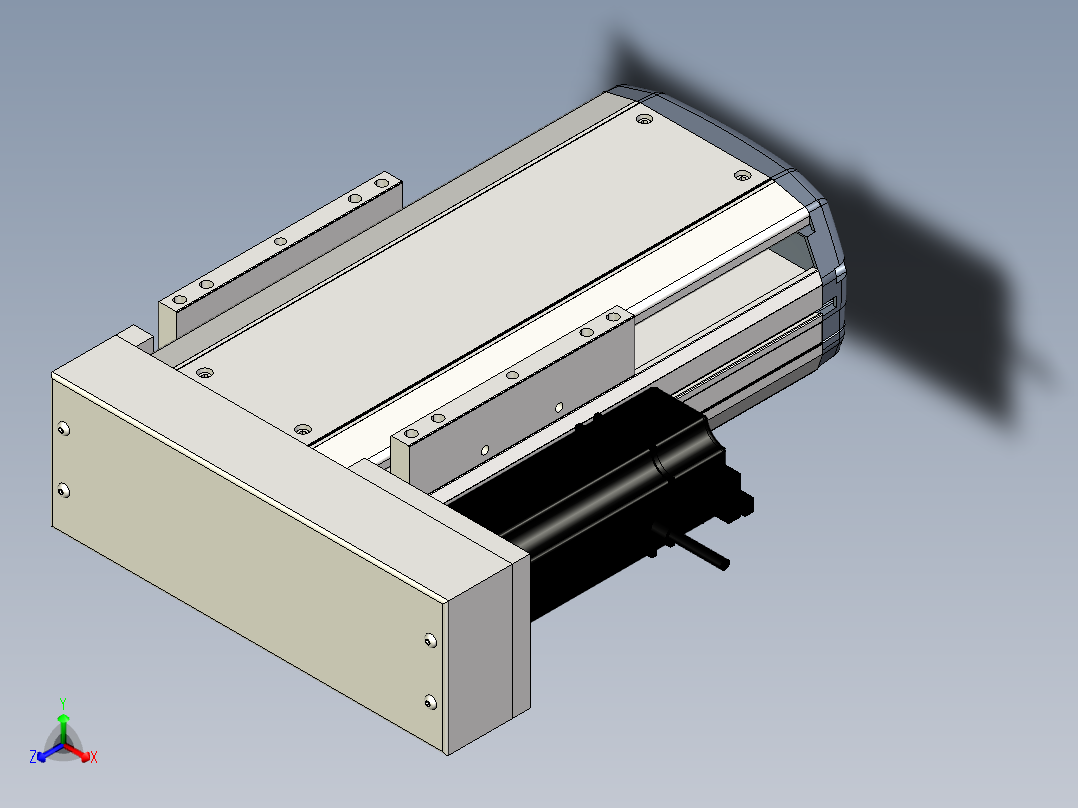 Toyo东佑达直线模组-ETH17-100-BL-M40B正等轴测图