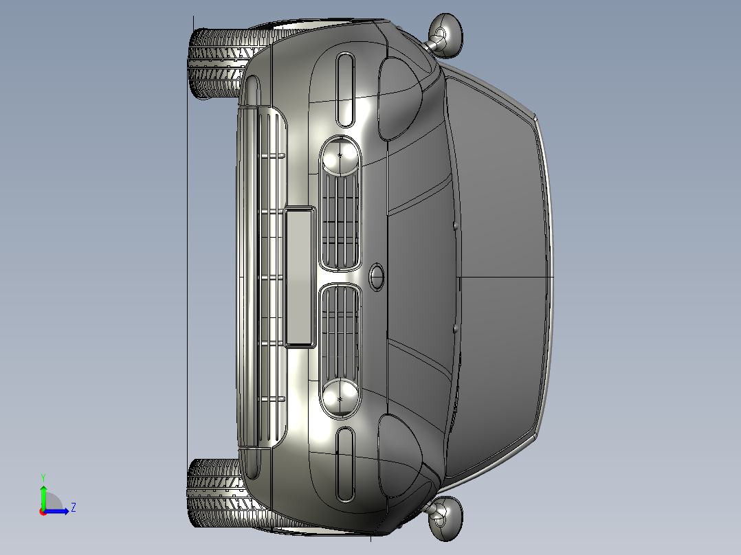 汽车车身 (70)左视图
