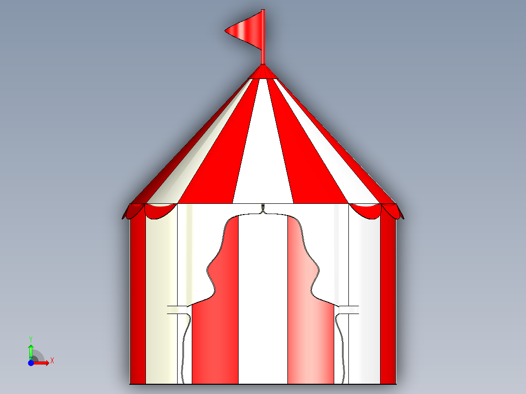 勒克斯塔 儿童帐篷前视图