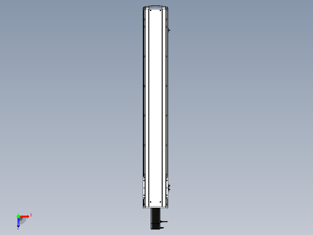 Toyo东佑达直线模组-ETH17-1100-BC-M40B俯视图
