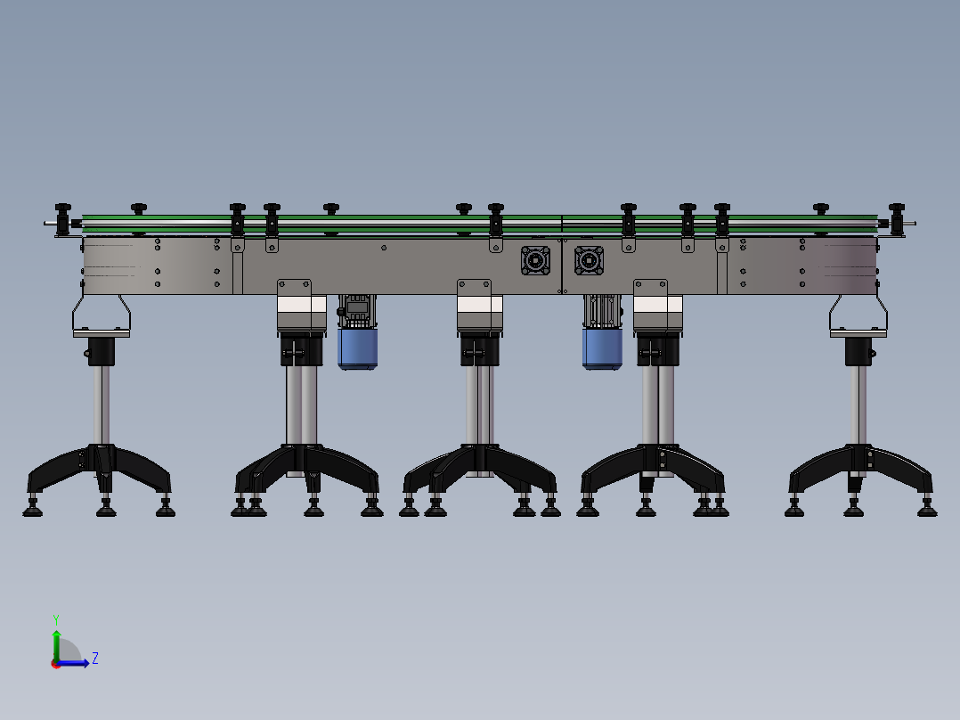 B112-旋转传输台左视图