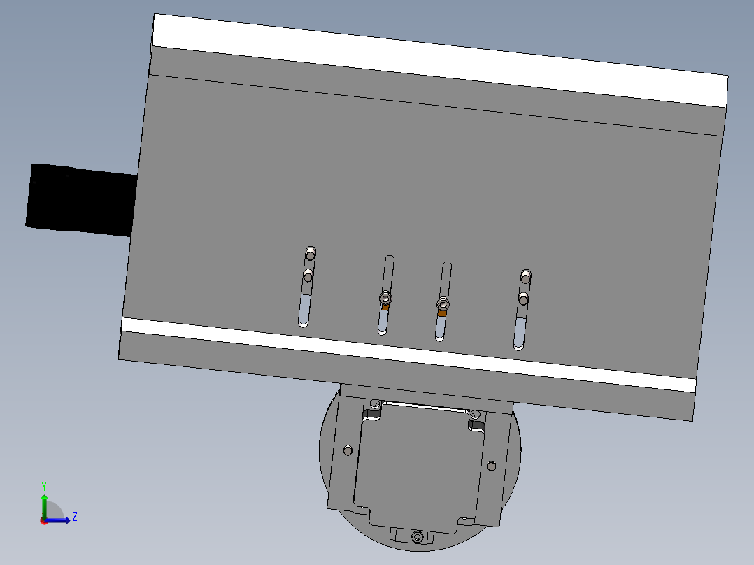 滚滑摩擦磨损试验机SW三维图==946372=160左视图