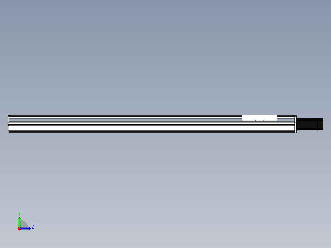 Toyo东佑达直线模组-ETH22-1500-BC-750W+煞車左视图