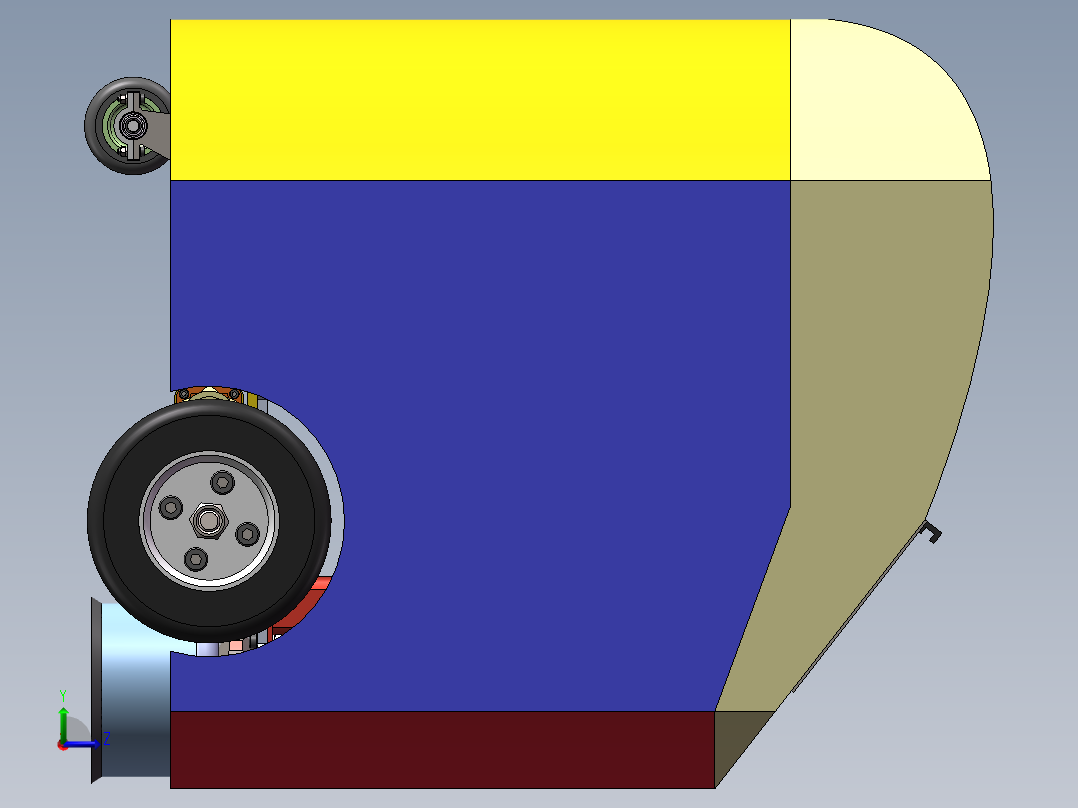 清洁机器人三维模型1118441===300左视图