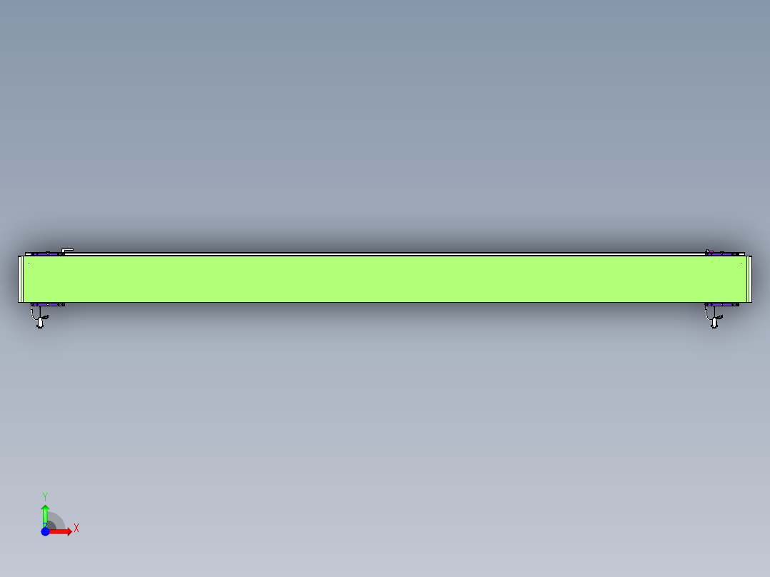 威洛博VL系列直线电机模组-2VL22H2-S3000前视图