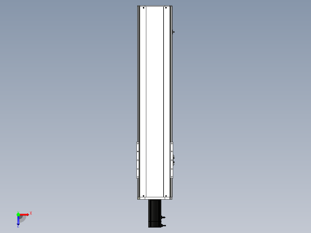 Toyo东佑达直线模组-ETH22-800-BC-750W+煞車俯视图