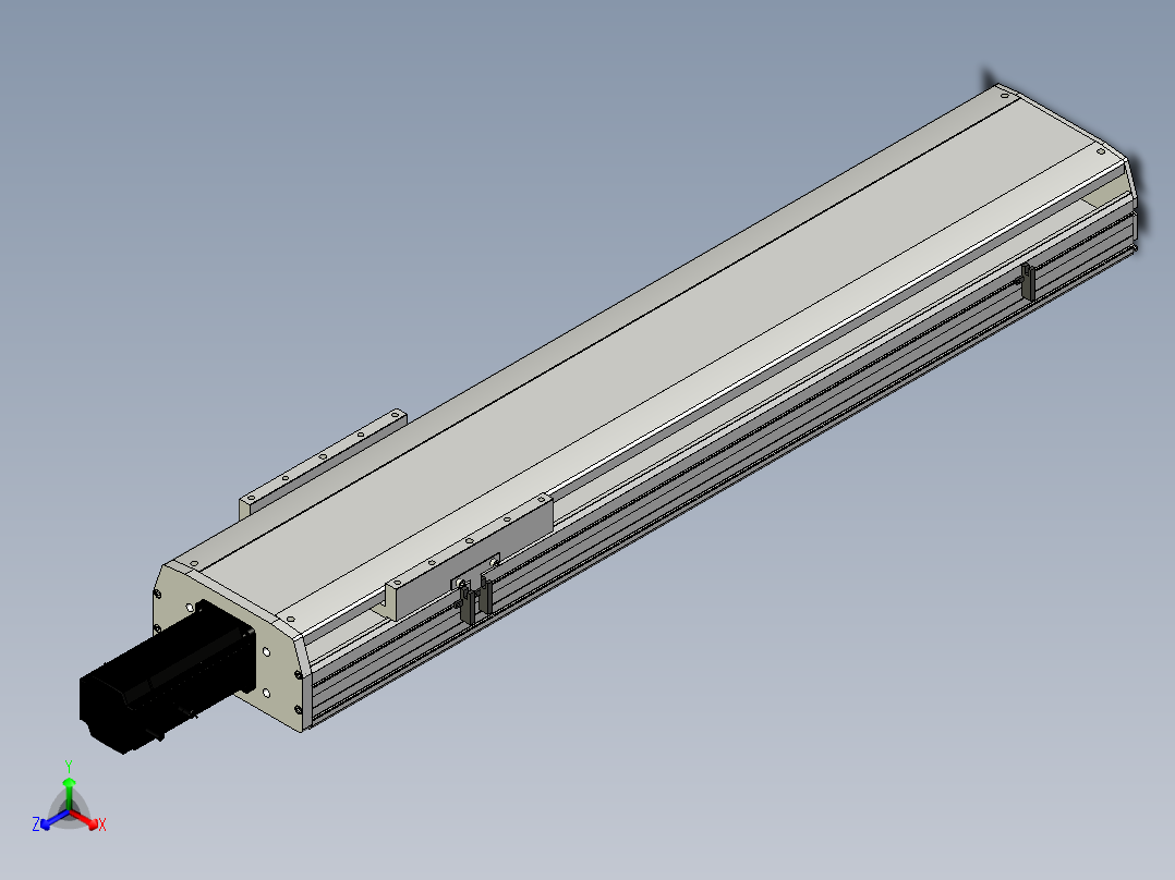 Toyo东佑达直线模组-ETH22-800-BC-750W+煞車正等轴测图