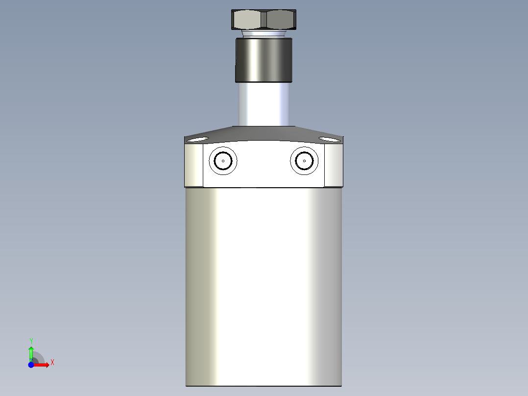 KOSMEKWHE4000-2SL多系列多零件图纸模型前视图