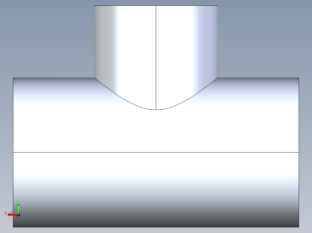 CPVC管件02-Sch80_ReducingTee_SxSxS_9801-168_1.25in x 1in后视图