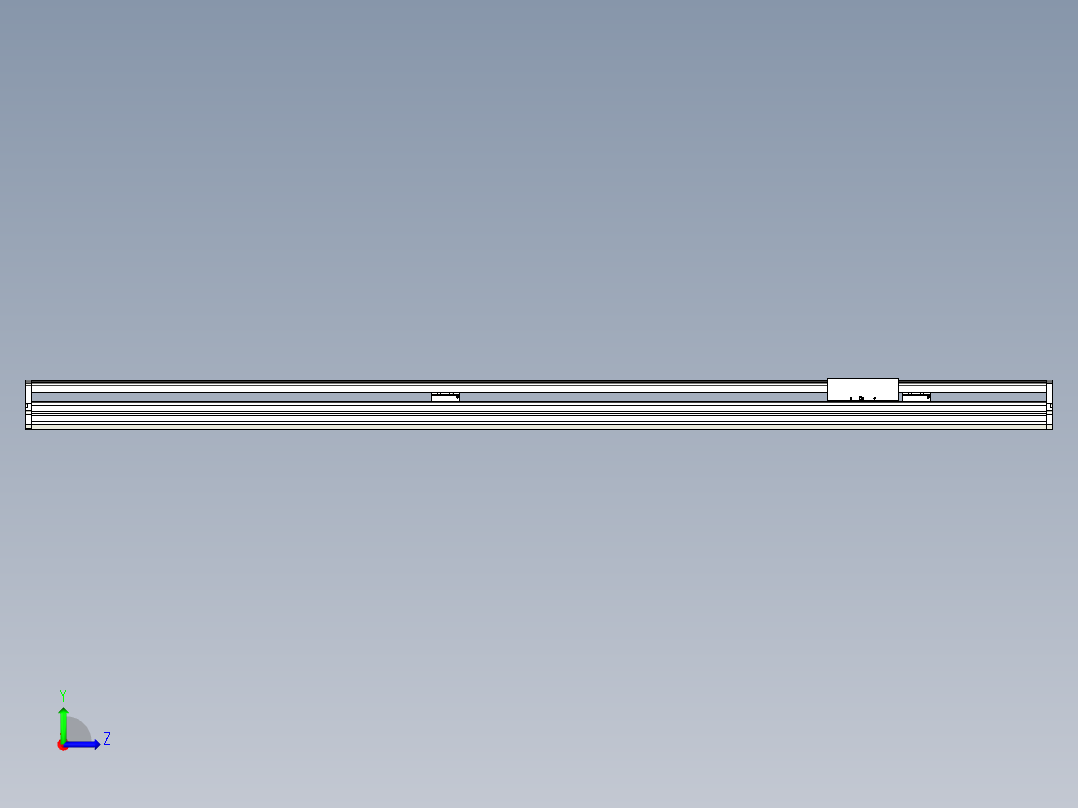 Toyo东佑达直线模组-ETH17M-1600-M-M40-C4左视图