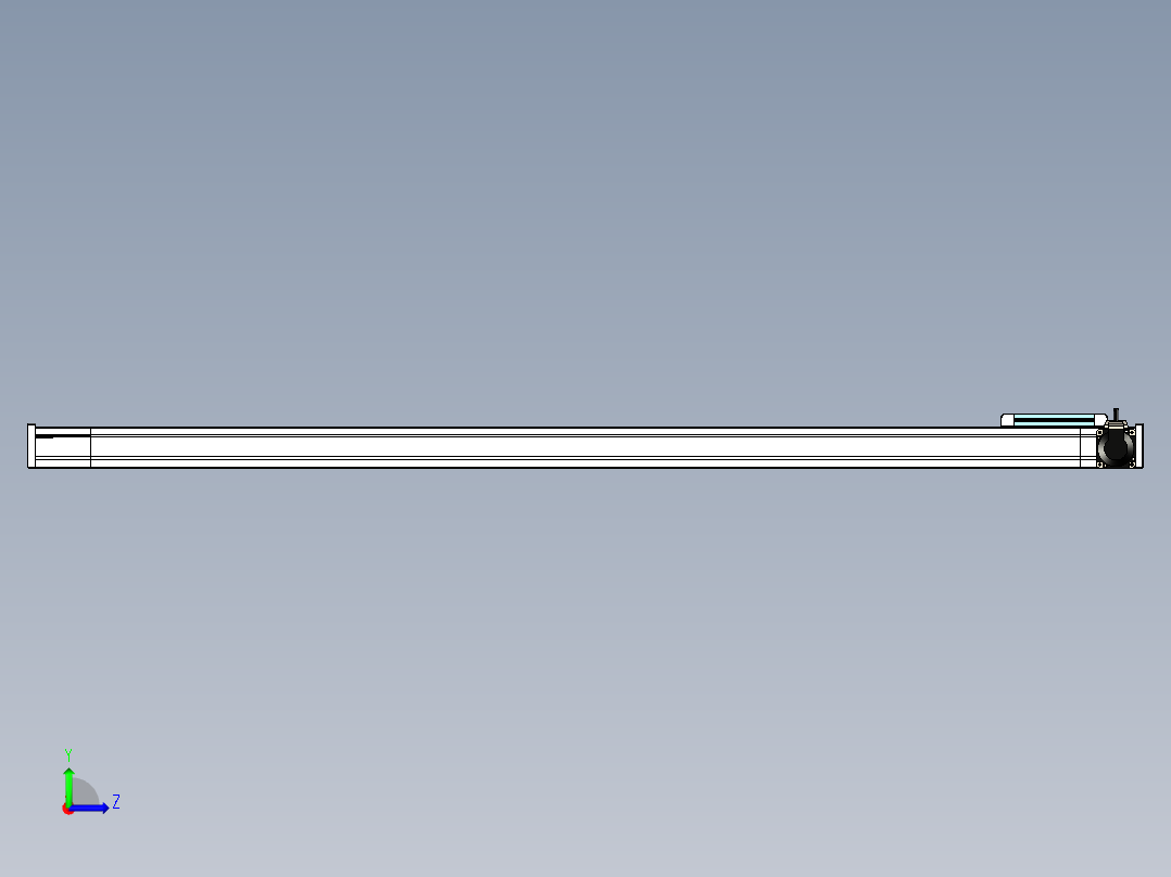 欧规系列-LB6A-L130-S1450-BR-ZP40-C3左视图