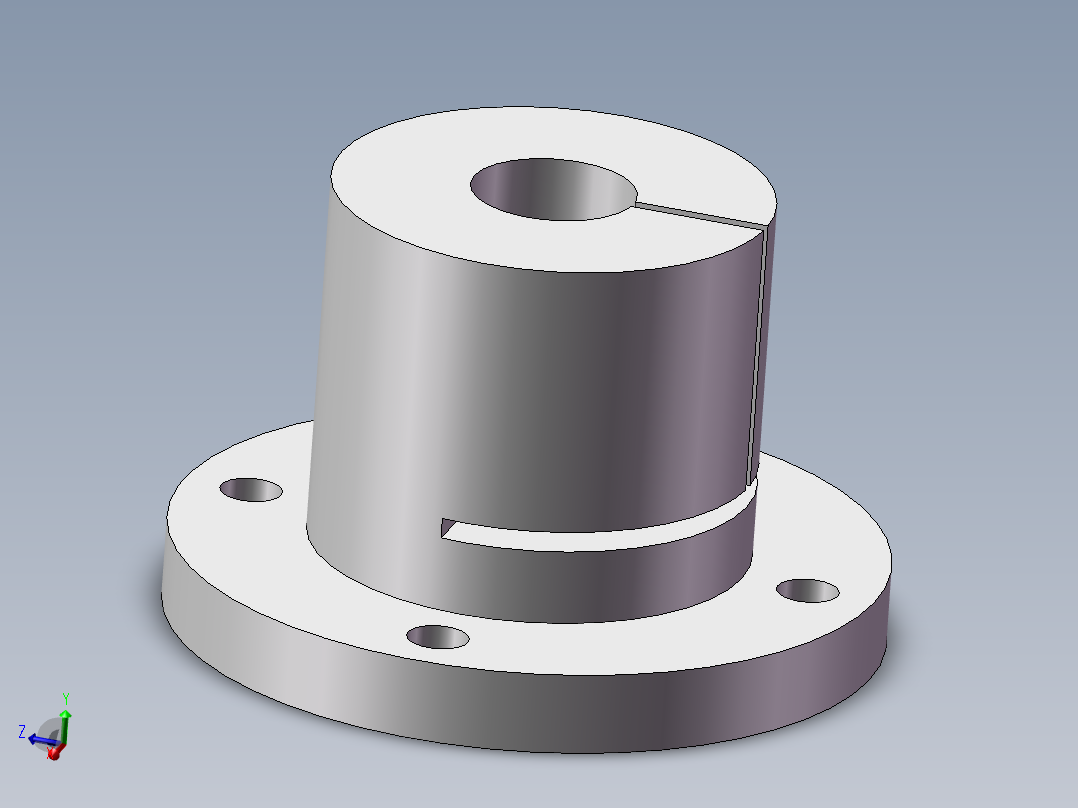 光轴固定座主视图