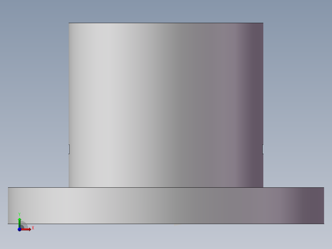 光轴固定座前视图