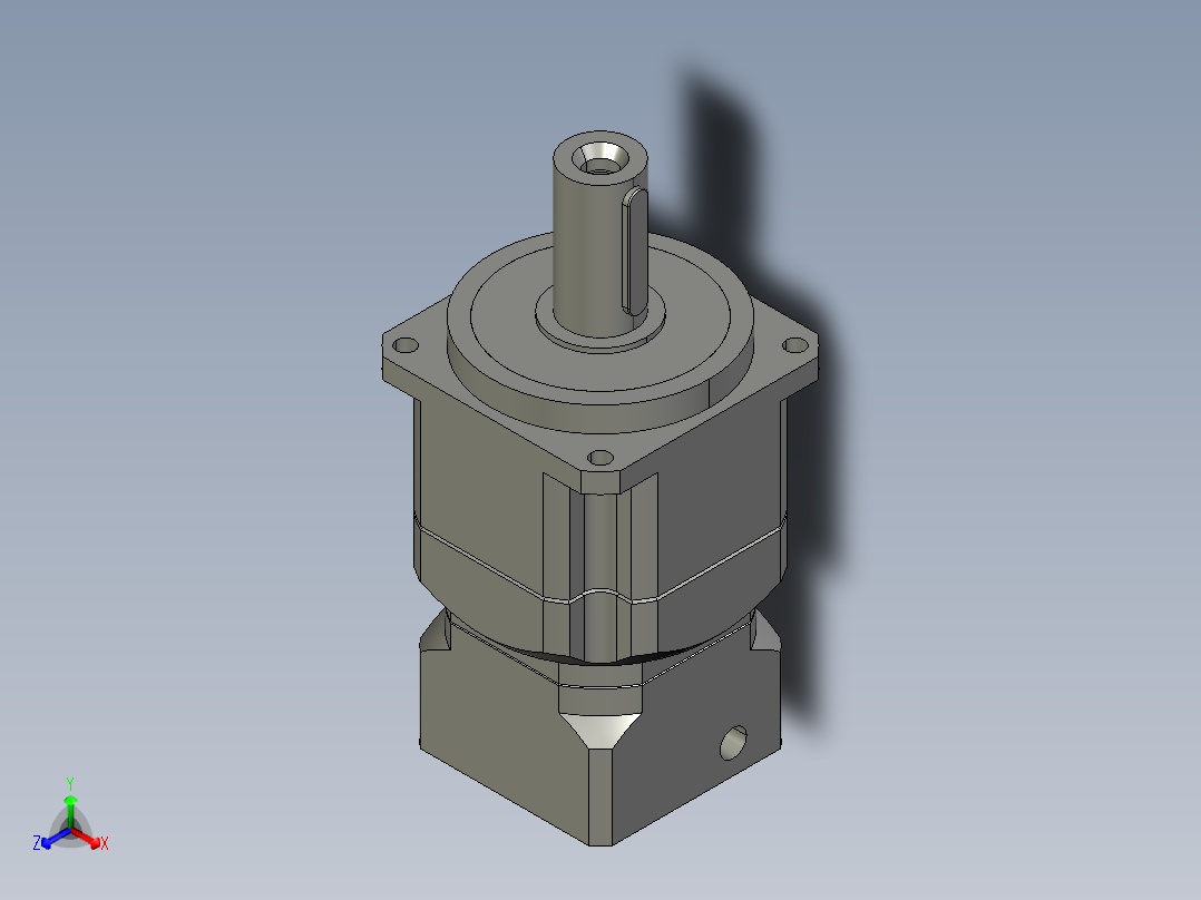 斜齿PGH142T-L2 22-95-130-M8.STEP正等轴测图