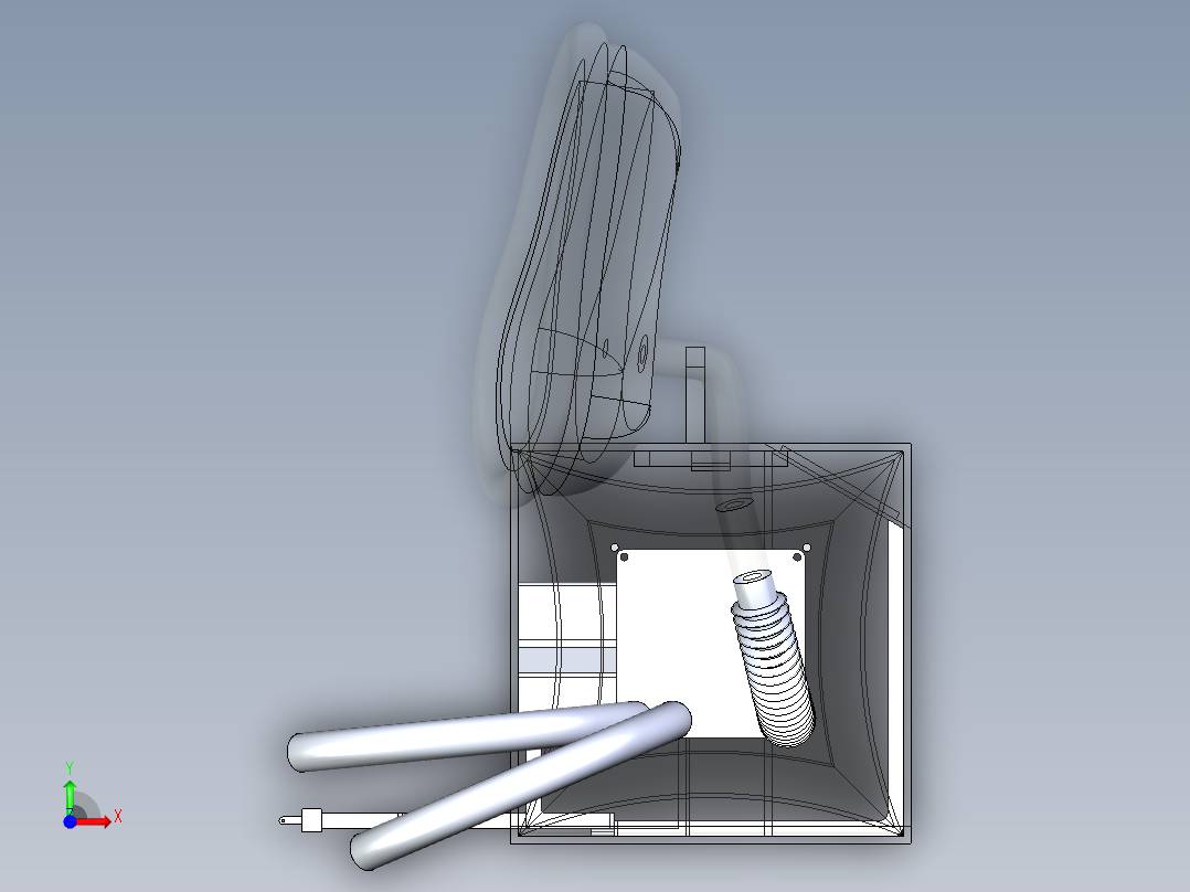 B3004022-COVID19 便携式呼吸机前视图