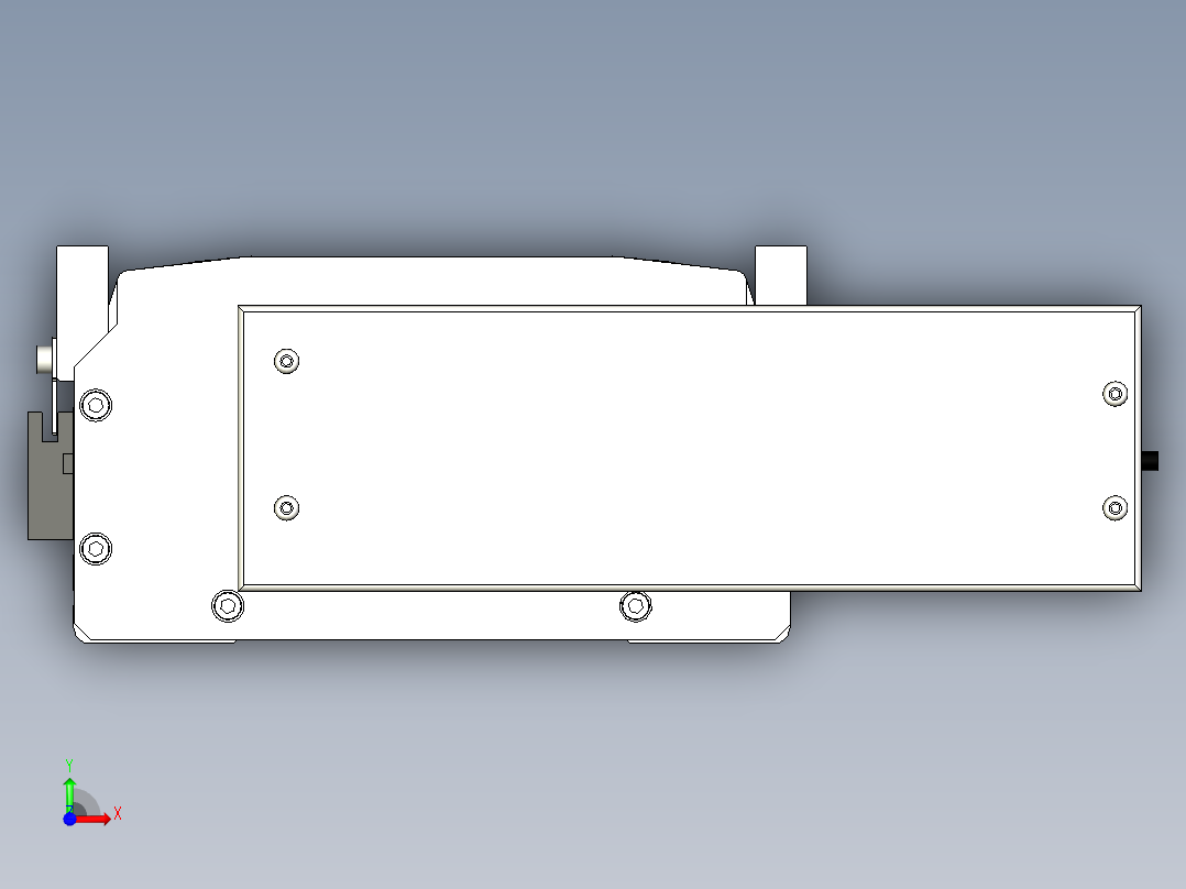 Toyo东佑达直线模组-ETH22-550-BL-400W前视图