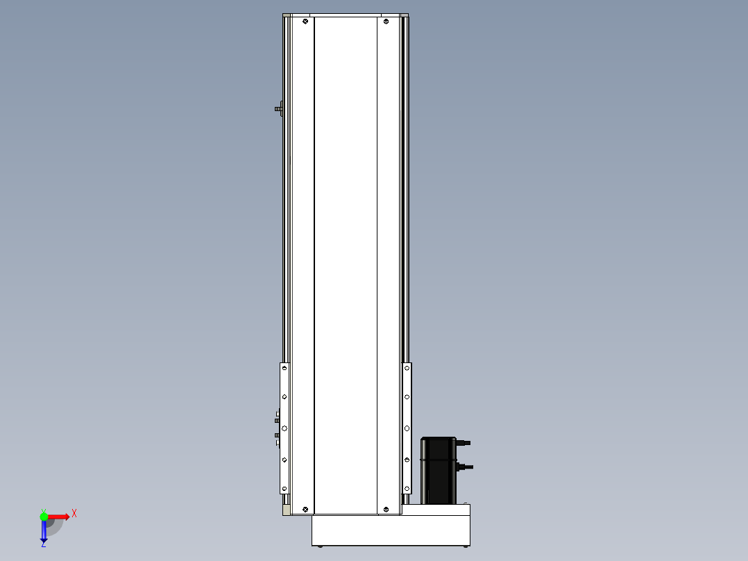 Toyo东佑达直线模组-ETH22-550-BL-400W俯视图