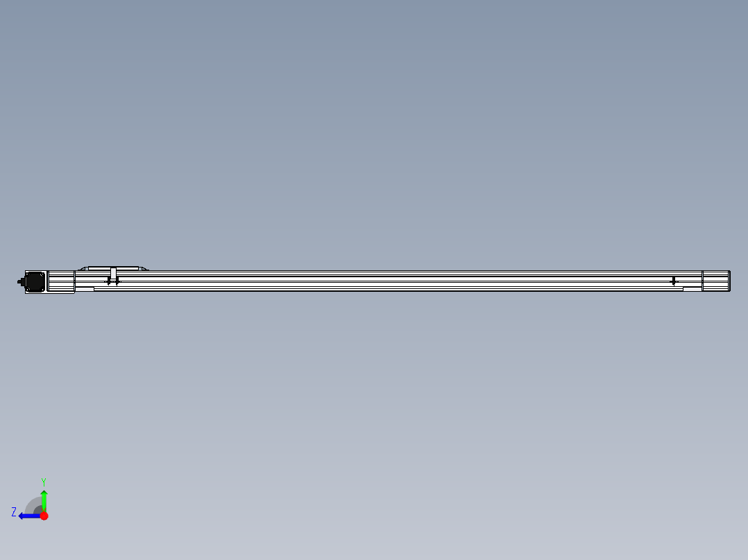 Toyo东佑达直线模组-M65-S-1750-L-M40-C4右视图