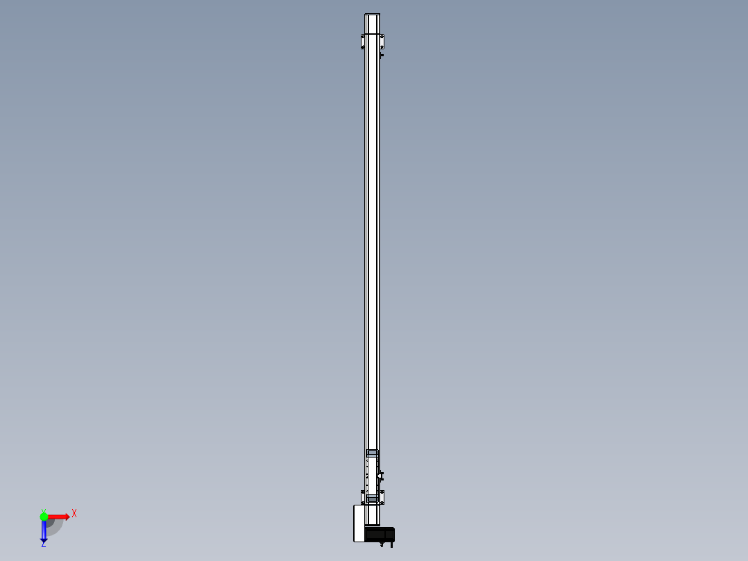 Toyo东佑达直线模组-M65-S-1750-L-M40-C4俯视图