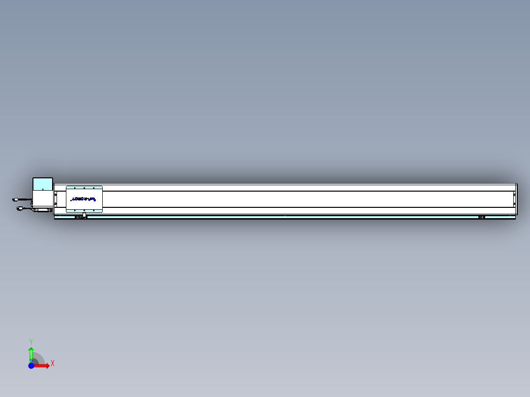威洛博VBC同步带传动一无尘环境VBC14-L45-S1750-BRD-ZP75-C3前视图