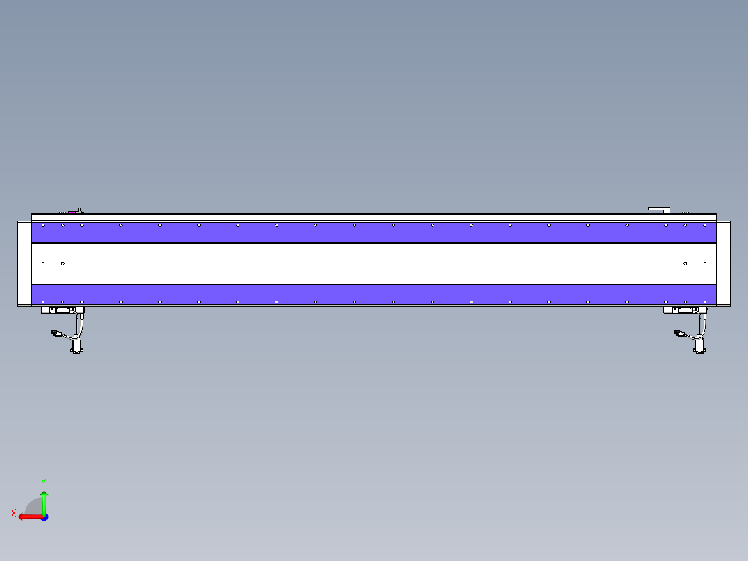 威洛博VL系列直线电机模组-2VL22H1-S1450后视图