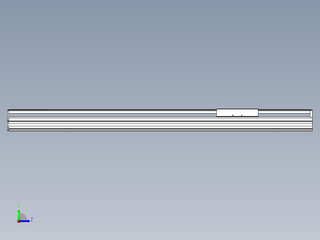Toyo东佑达直线模组-ETH22-1100-M-750W左视图