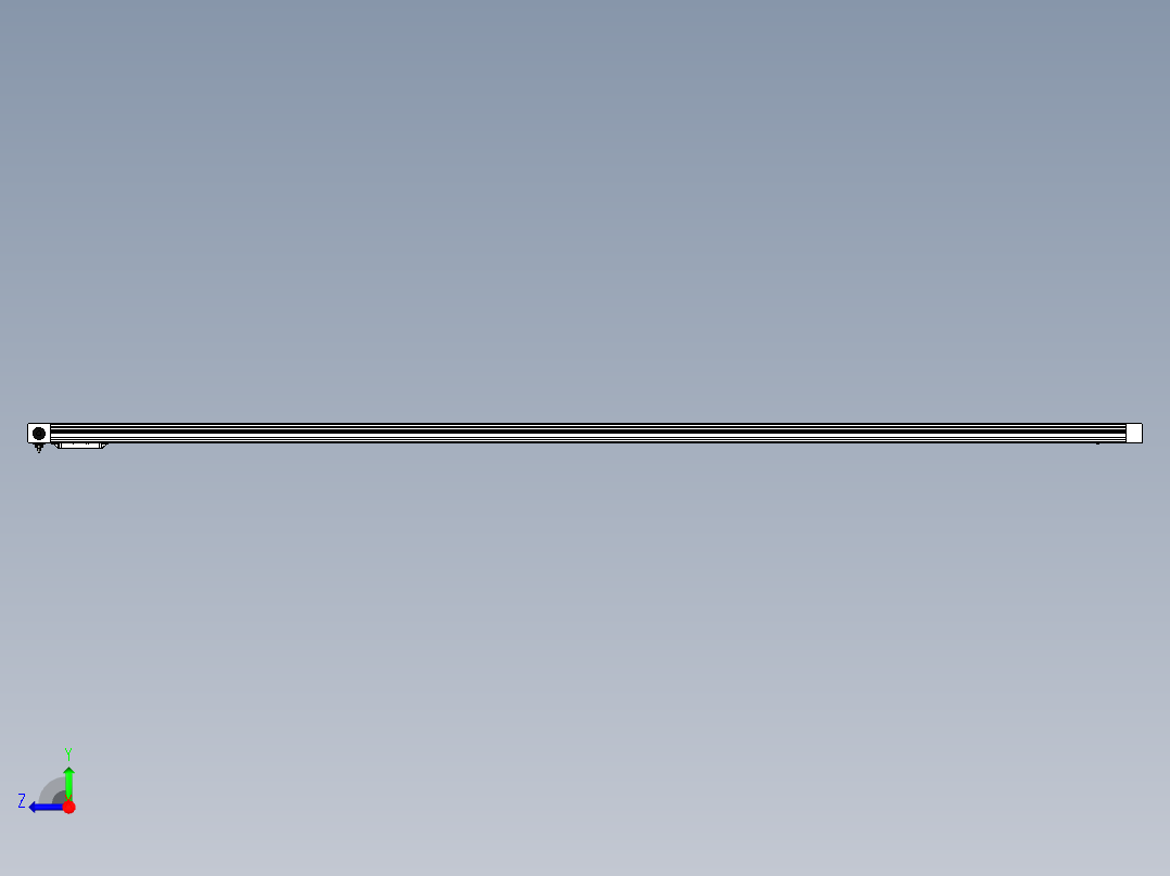 Toyo东佑达直线模组-M65M-X78-3200-L-P40-C4右视图