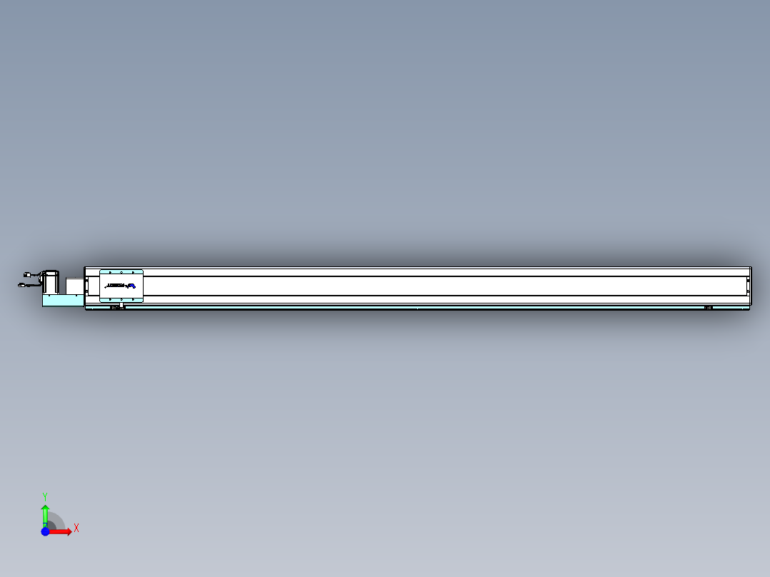 威洛博VBC同步带传动一无尘环境VBC14-L45-S2150-BL-ZP40-C3前视图