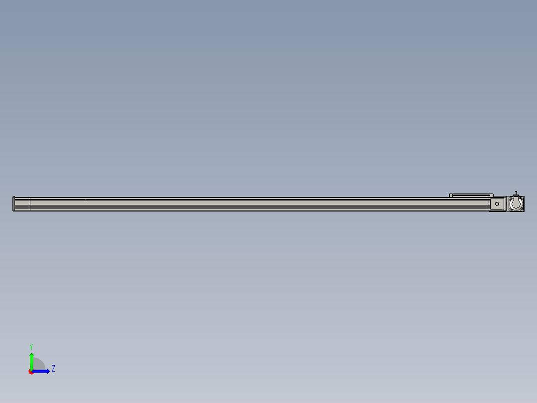 欧规系列-LB8-L75-S2400-BL-ZP75-C3左视图