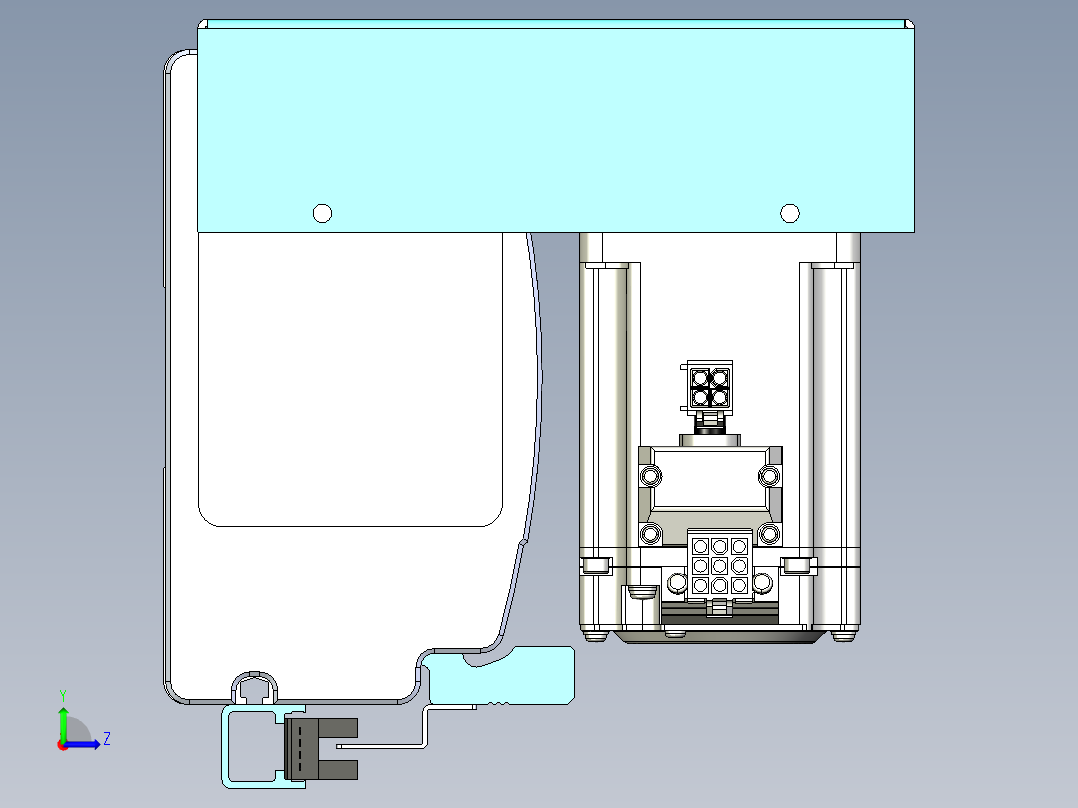 威洛博VBF同步带传动一般环境VBF14-L45-S1850-BRU-ZP40-C3左视图