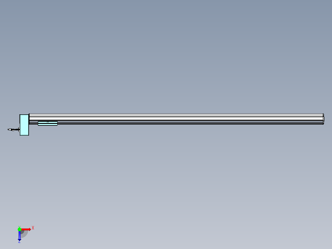 威洛博VBF同步带传动一般环境VBF14-L45-S1850-BRU-ZP40-C3俯视图