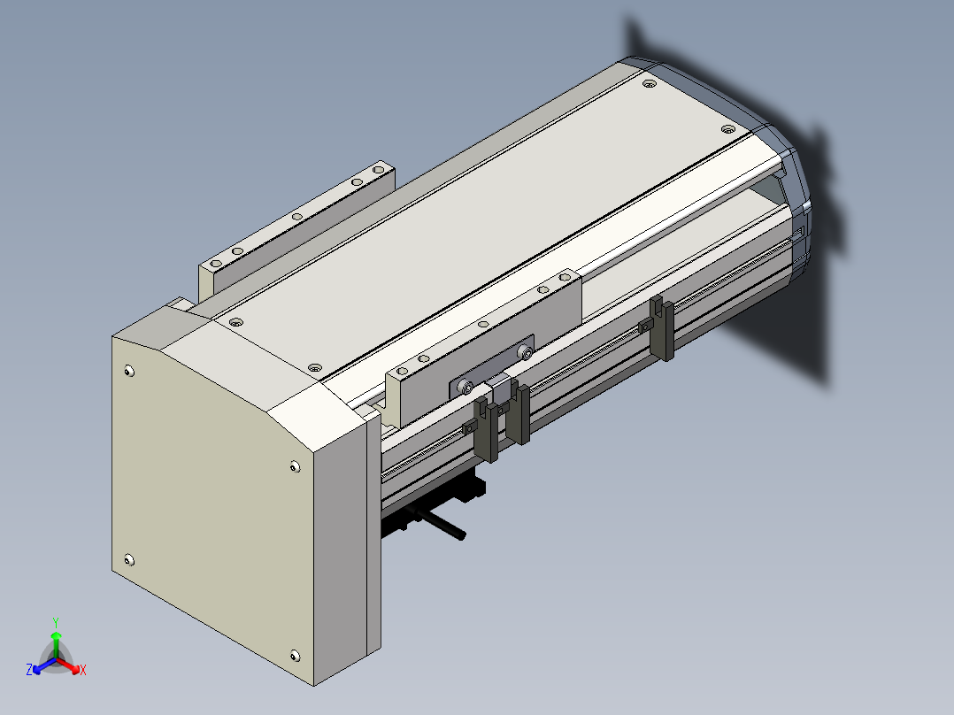 Toyo东佑达直线模组-ETH17-150-BM-M40正等轴测图