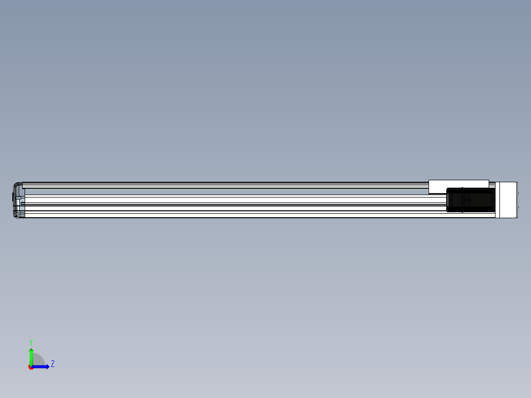 Toyo东佑达直线模组-ETH17-1000-BR-M40左视图